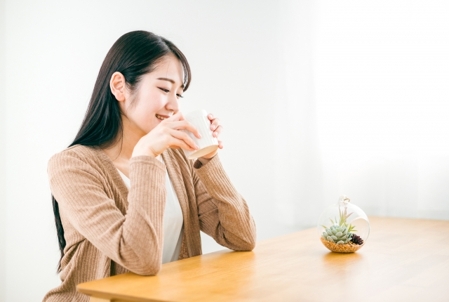 自宅でコーヒー